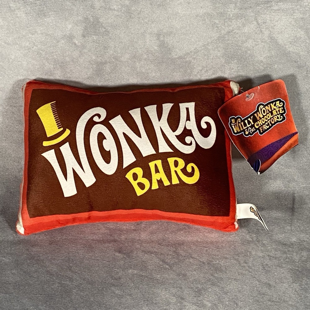 Willy Wonka and the Chocolate Factory Plush 7" Wonka Bar Stuffed Toy Collectable